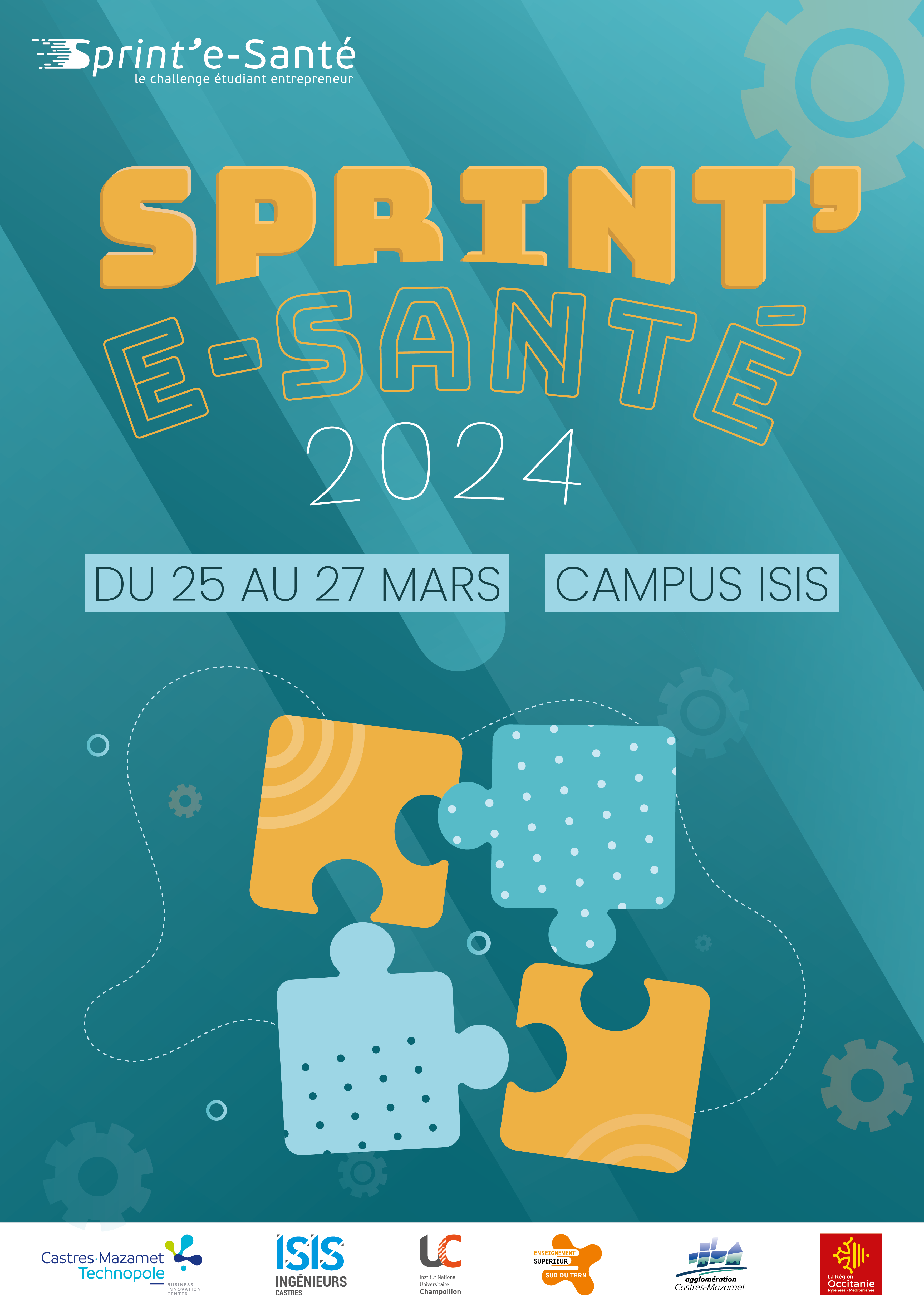 Affiche Sprint'E-Santé 2024